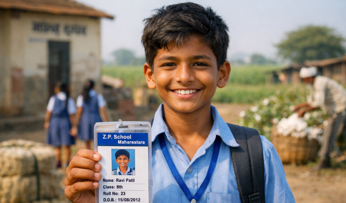 The Boy Who Created His School ID Card Without Spending Money